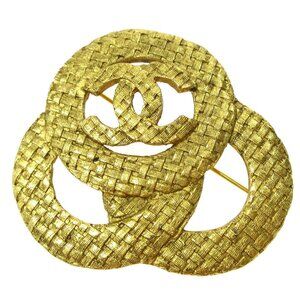 Chanel Brooch Pin Gold 1255/29 52028
